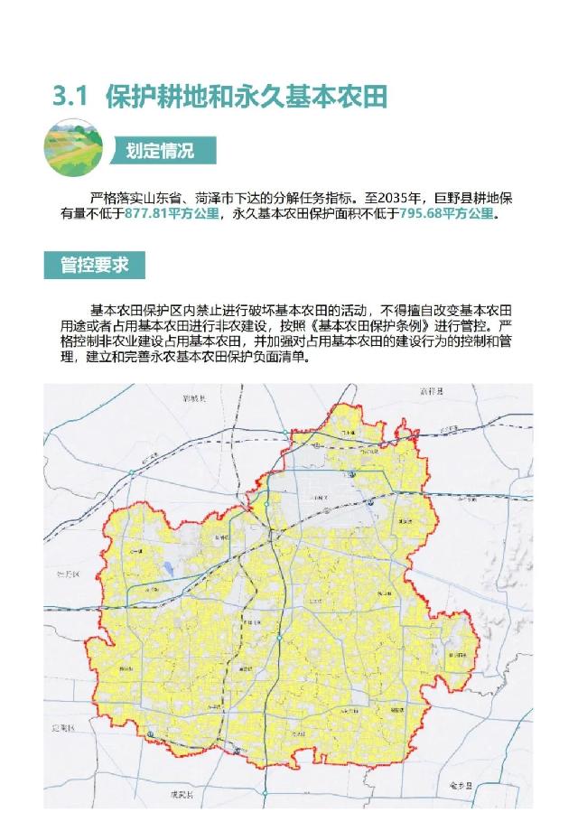 事关巨野发展未来！《巨野县国土空间总体规划（2021-2035年）》公开征询意见