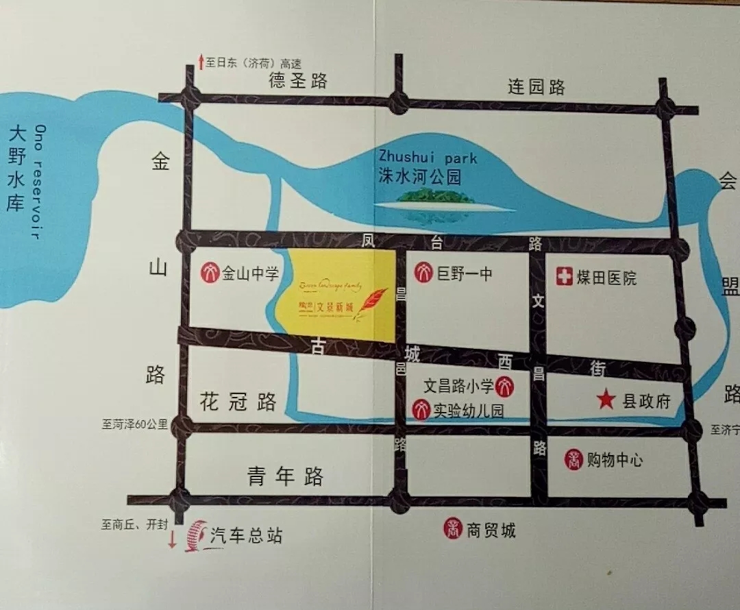 区位图 