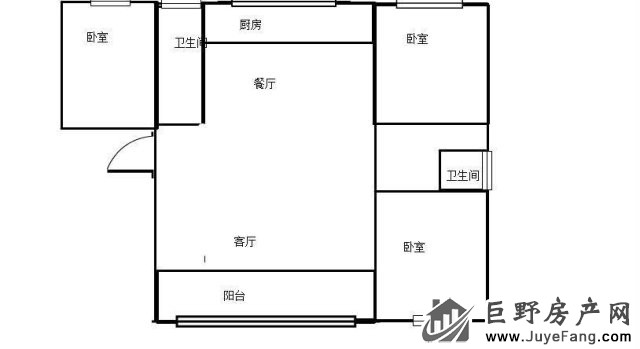 清华园(巨野) 3室2厅 138平米 精装修 59.5万元